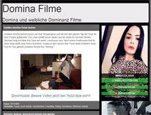 Tablet Screenshot of dominafilme.com